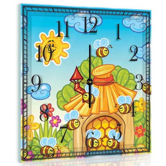 Nástenné hodiny - NH0007 - Včielky