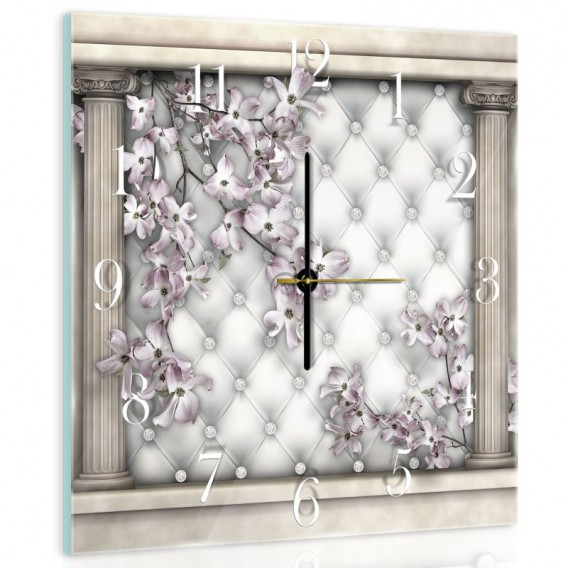 Nástěnné hodiny - NH0019 - Květiny