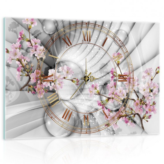 Nástenné hodiny - NH0093 - Kvety