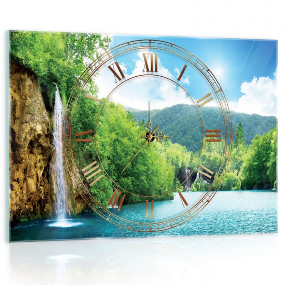 Nástenné hodiny - NH0094 - Vodopád