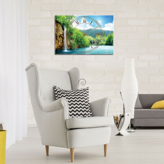 Nástenné hodiny - NH0094 - Vodopád