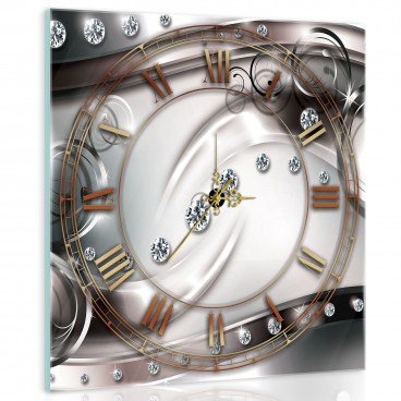 Nástenné hodiny - NH0096 - Diamanty