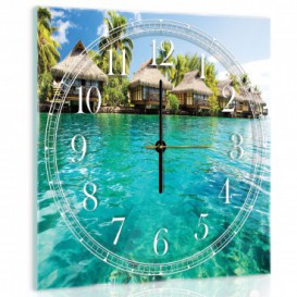 Nástěnné hodiny - NH0115 - Domečky