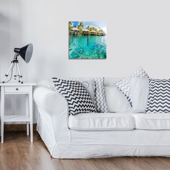 Nástěnné hodiny - NH0115 - Domečky