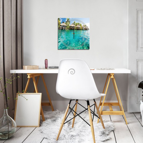 Nástenné hodiny - NH0115 - Domčeky