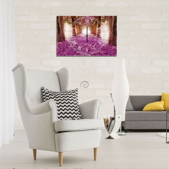 Nástenné hodiny - NH0123 - Ružový les