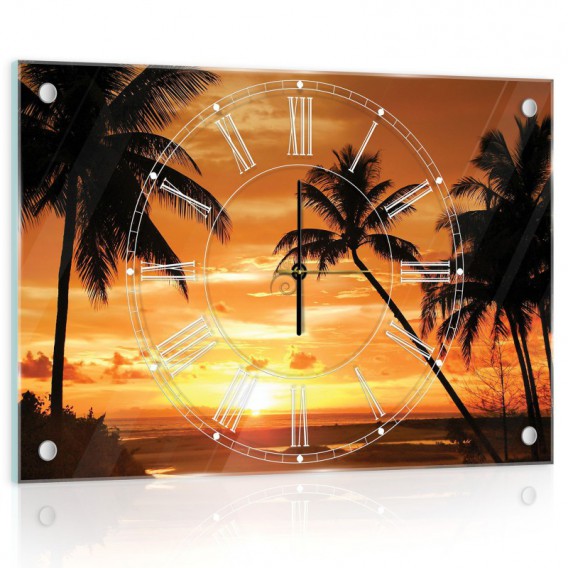 Nástenné hodiny - NH0124 - Palmy