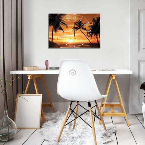 Nástenné hodiny - NH0124 - Palmy