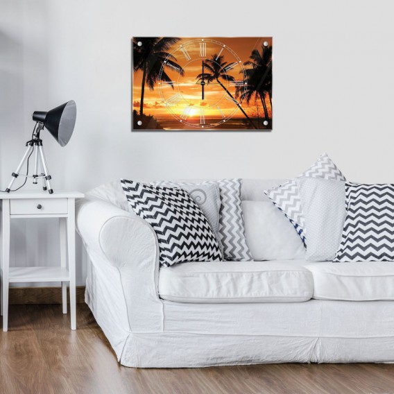 Nástenné hodiny - NH0124 - Palmy