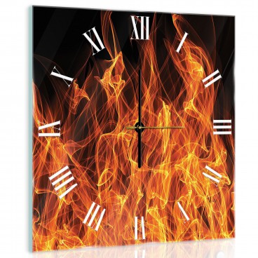 Nástenné hodiny - NH0180 - Oheň