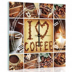 Nástenné hodiny - NH0186 - Káva