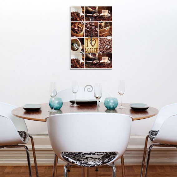 Nástenné hodiny - NH0186 - Káva