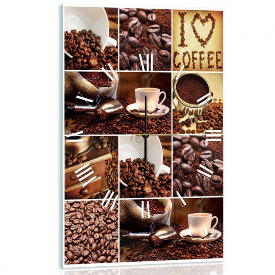 Nástenné hodiny - NH0187 - Káva