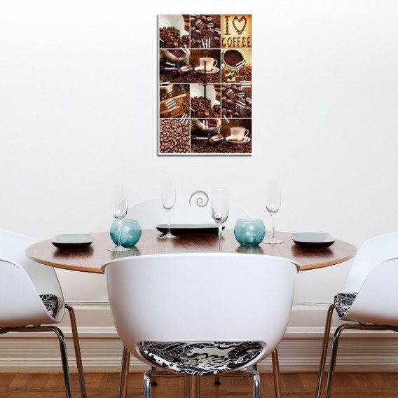 Nástenné hodiny - NH0187 - Káva