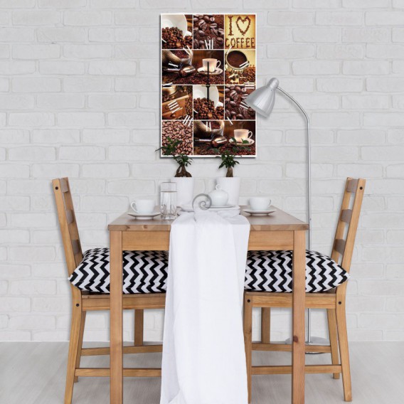 Nástenné hodiny - NH0187 - Káva