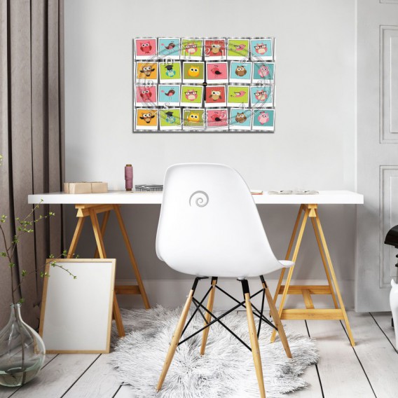 Nástenné hodiny - NH0190 - Sovičky