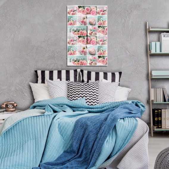 Nástenné hodiny - NH0201 - Ruže