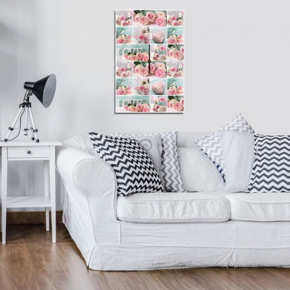 Nástenné hodiny - NH0201 - Ruže