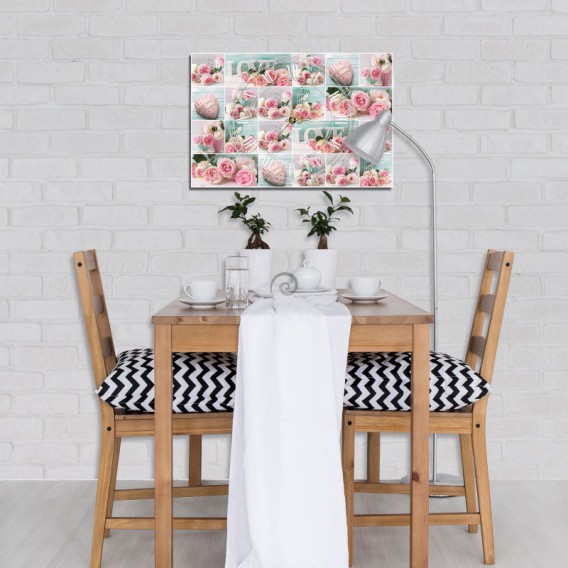 Nástenné hodiny - NH0202 - Ruže