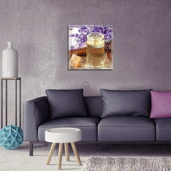 Nástenné hodiny - NH0233 - Levanduľa