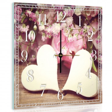 Nástenné hodiny - NH0237 - Srdcia