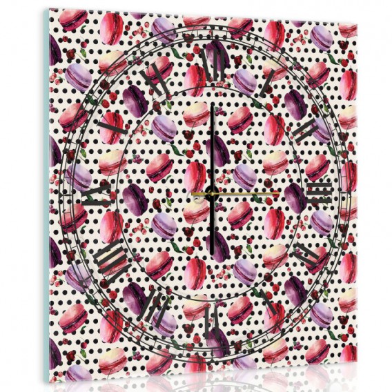 Nástenné hodiny - NH0272 - Makronky