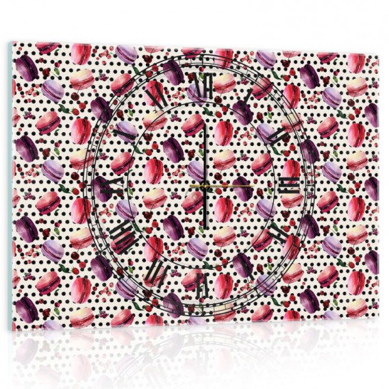 Nástenné hodiny - NH0272 - Makronky