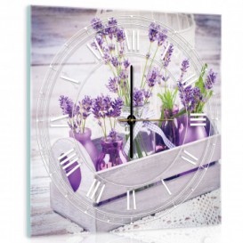 Nástěnné hodiny - NH0294 - Levandule