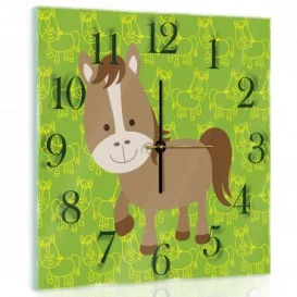 Nástenné hodiny - NH0297 - Koník