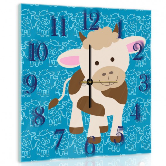 Nástenné hodiny - NH0299 - Kravička