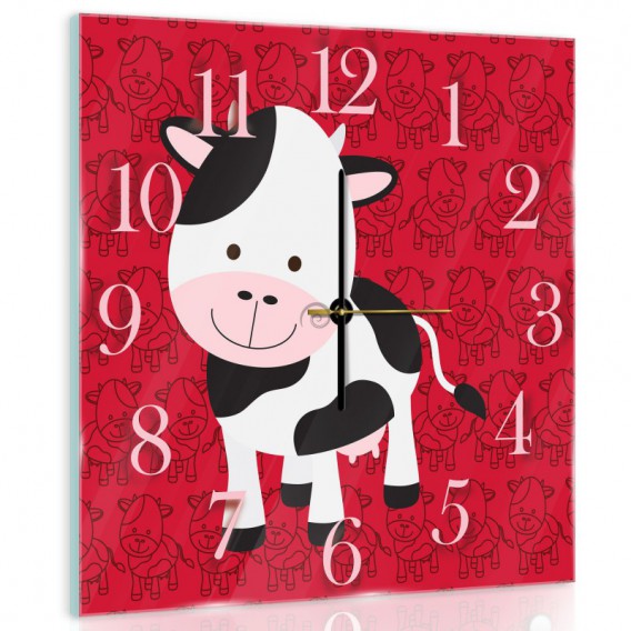 Nástenné hodiny - NH0300 - Kravička