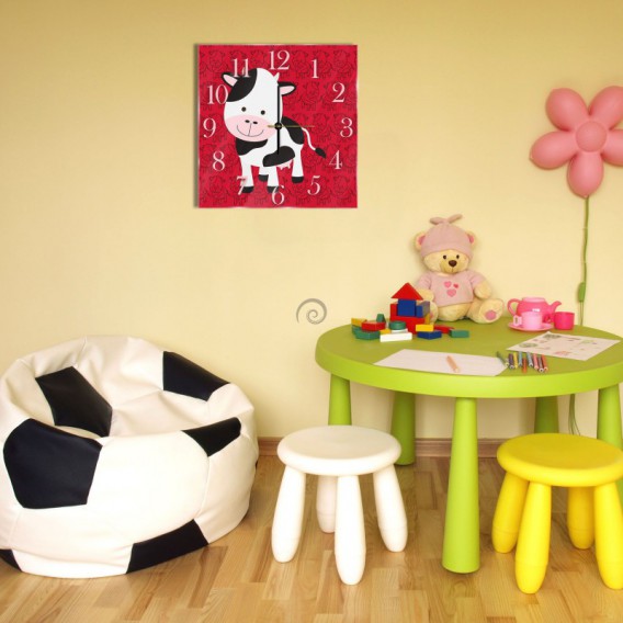 Nástenné hodiny - NH0300 - Kravička