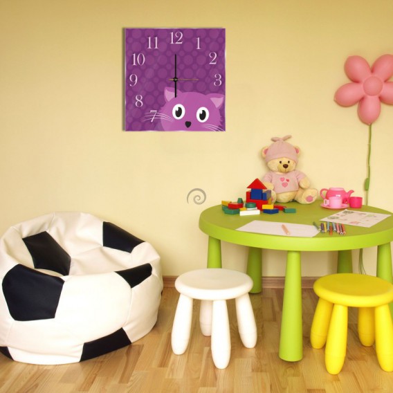 Nástenné hodiny - NH0305 - Mačička