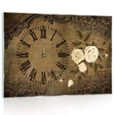 Nástenné hodiny - NH0322 - Vintage ruže