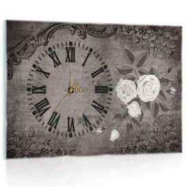 Nástenné hodiny - NH0323 - Vintage ruže