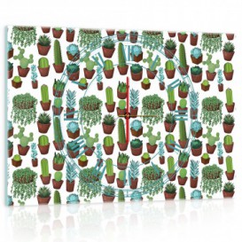 Nástenné hodiny - NH0342 - Kaktus