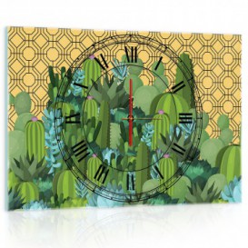 Nástenné hodiny - NH0343 - Kaktus