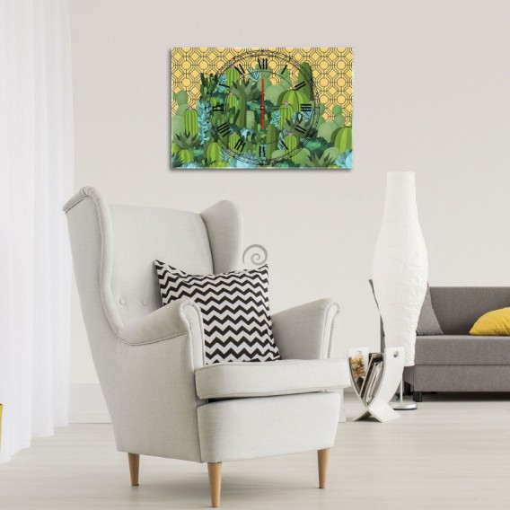 Nástenné hodiny - NH0343 - Kaktus