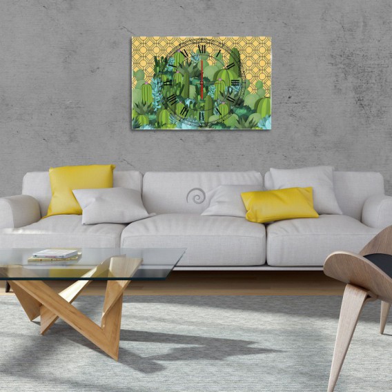 Nástenné hodiny - NH0343 - Kaktus