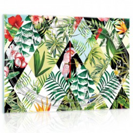 Nástenné hodiny - NH0350 - Kvety