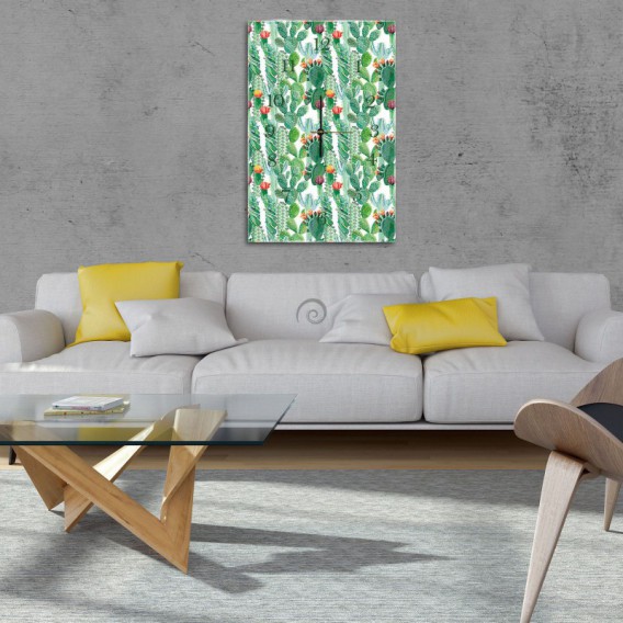 Nástenné hodiny - NH0353 - Kaktus