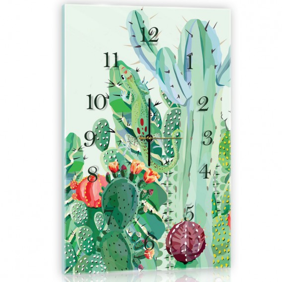 Nástenné hodiny - NH0365 - Kaktus