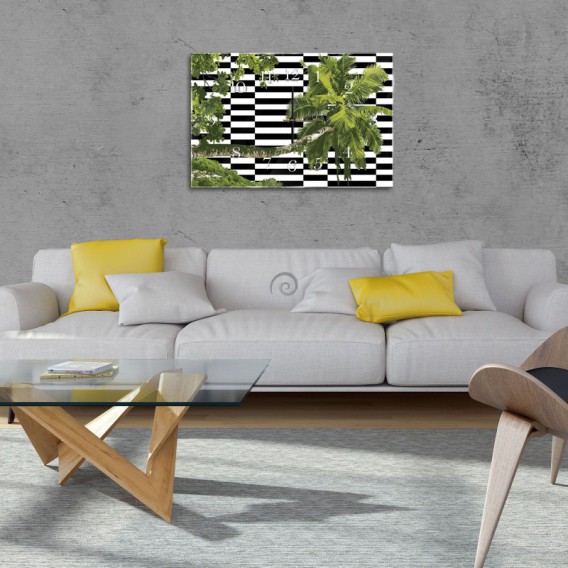 Nástenné hodiny - NH0368 - Palmy