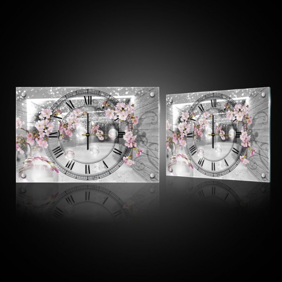 Nástenné hodiny - NH0390 - Kvety