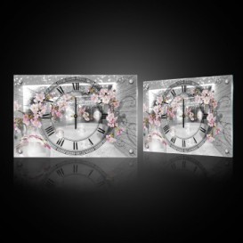 Nástenné hodiny - NH0390 - Kvety