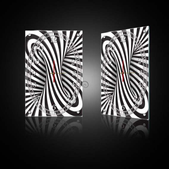 Nástenné hodiny - NH0392 - 3D tunel