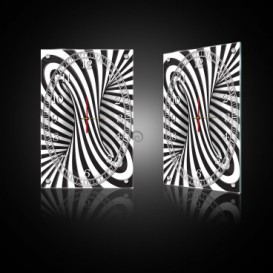 Nástenné hodiny - NH0392 - 3D tunel