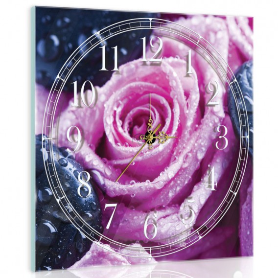 Nástenné hodiny - NH0402 - Ruža
