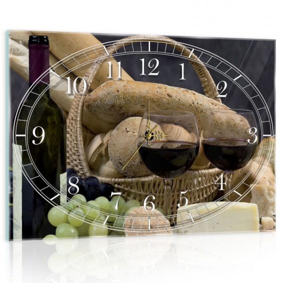 Nástenné hodiny - NH0423 - Víno