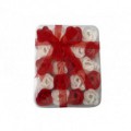 Mýdlové konfety 20ks - červenobílé